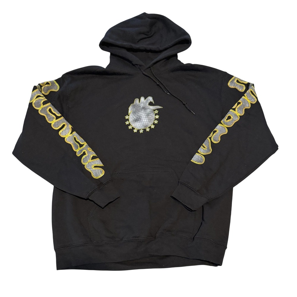 Gildan Heavy Blend Black Disco Ball SNOT Ethereal Tour Hoodie Mens Medium‎ 2021 - Picture 1 of 13
